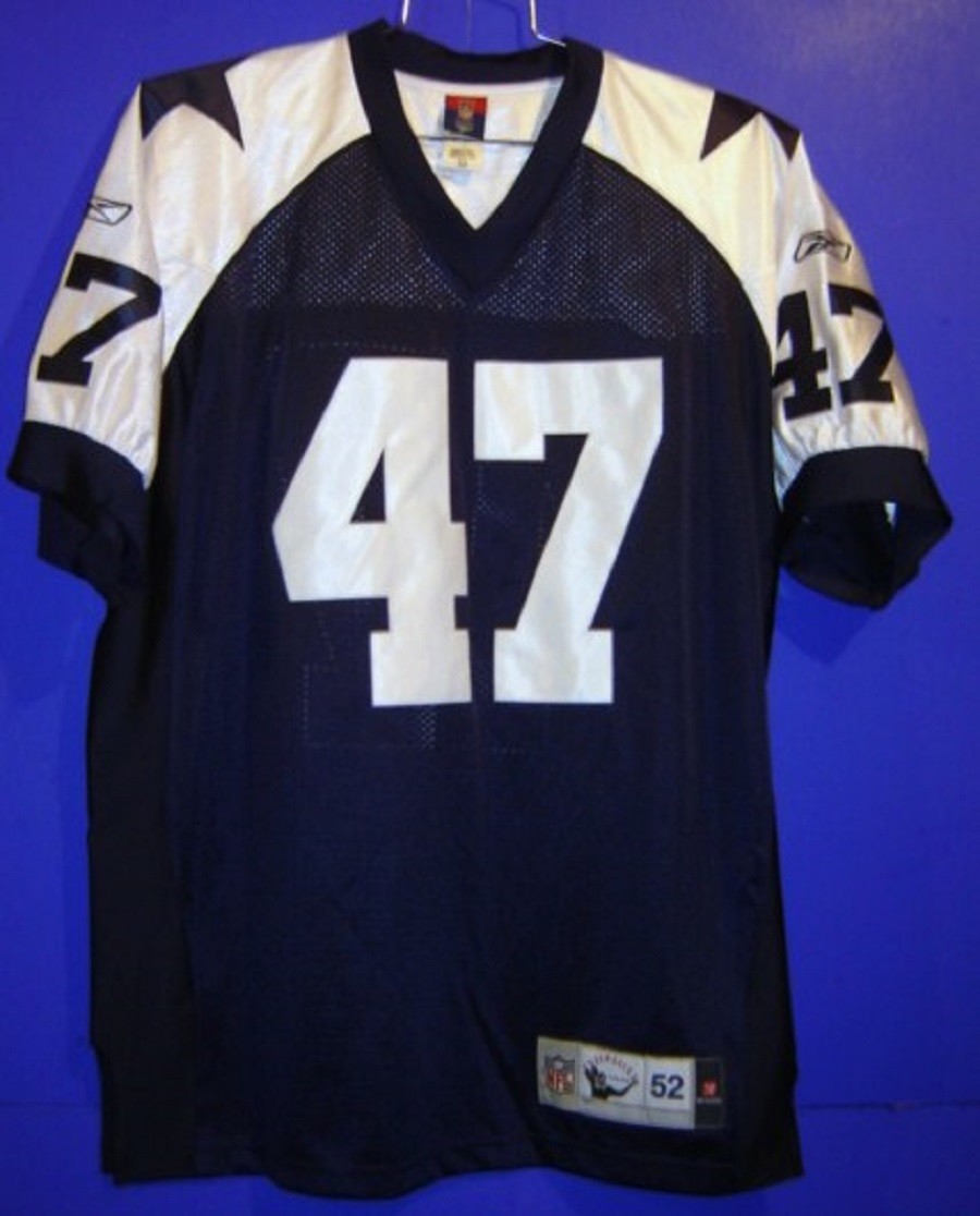 DALLAS COWBOYS #47 Navy Blue SULLIVAN Size 52 NFL Reebok THROWBACK DALLAS COWBOYS #47 Navy Blue SULLIVAN Size 52 NFL Reebok THROWBACK
