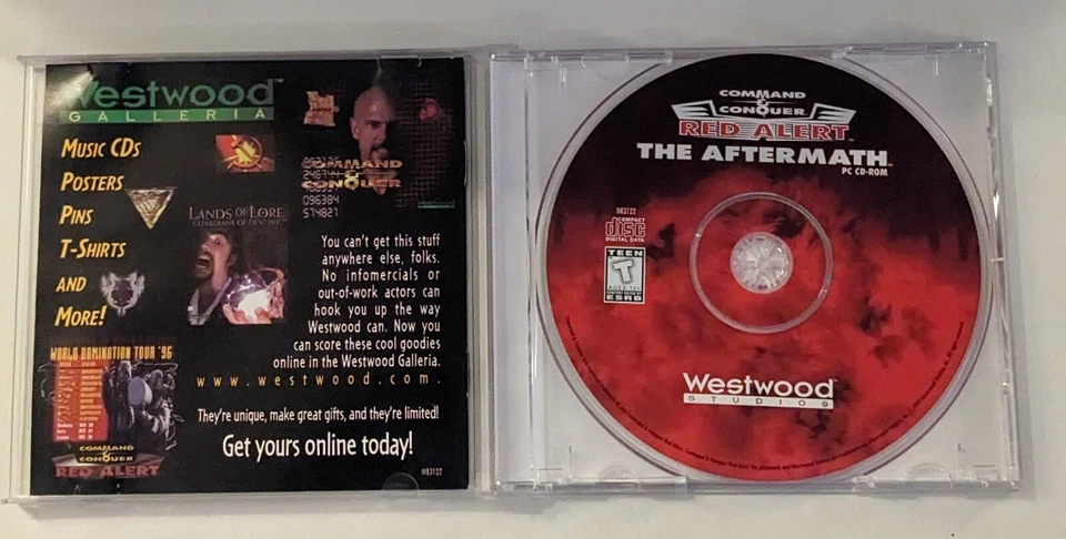 Command and Conquer Red Alert: The Aftermath PC CD W/Original Case Manual - Image 3 of 3