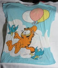 vintage garfield pajama/night shirt...ballons