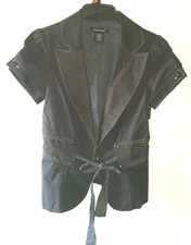 New With Tag Stoosh Casual Size S Lined Short Sleeve Jacket With Tie Belt