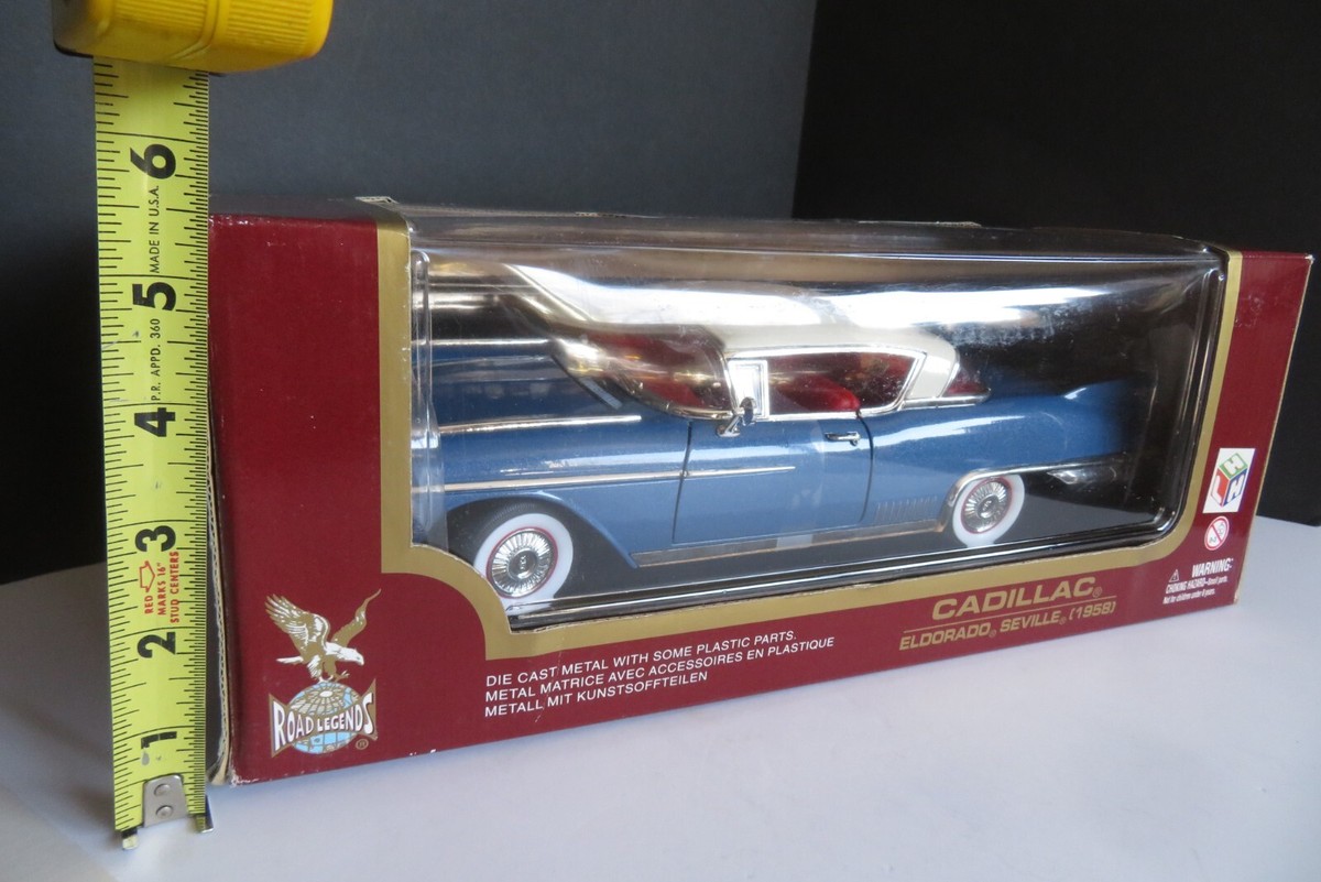 1958 Cadillac Eldorado Seville プラモデル 1958 VINTAGE Cadillac Eldorado *VIDEO* Seville Road Legends® 1:18