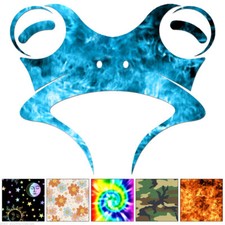 Frog Head - Decal Sticker - Multiple Patterns Sizes - ebn6905