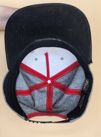 Super Mario Bros Nintendo NES GRAY PIXEL MARIO Flat Bill SnapBack Ball Cap Hat