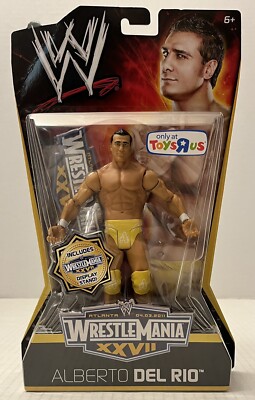 WWE Mattel Basic WrestleMania XXVII (TOYS R US) - ALBERTO DEL RIO (DAMAGED) 2