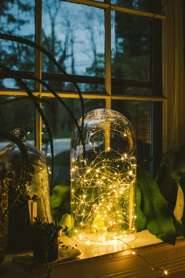 LED Fairy Lights- 16.5 Foot Battery Operated Waterproof with 50 Micro LED Lights - Image 4 of 4