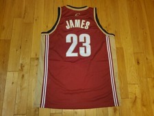 2003 Nike LeBron James CLEVELAND CAVALIERS 23 NBA Rookie Swingman Team JERSEY XL