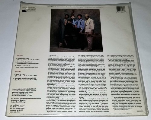 DON PULLEN GEORGE ADAMS QUARTET SEALED SONG EVERLASTING BLUE NOTE JAZZ LP VINYL - Imagen 8 de 8