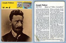 Joseph Pulitzer - Culture - Story Of America - Panarizon Card