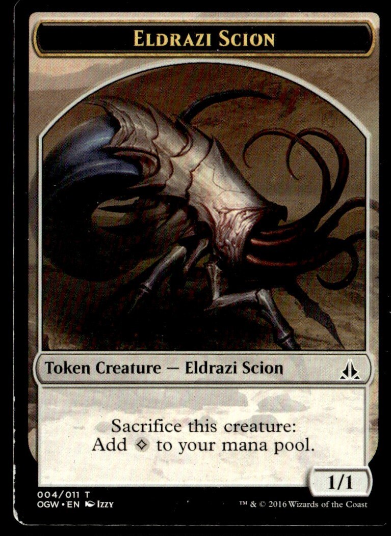 2016 MTG Oath of the Gatewatch Eldrazi Scion Common Token #4  