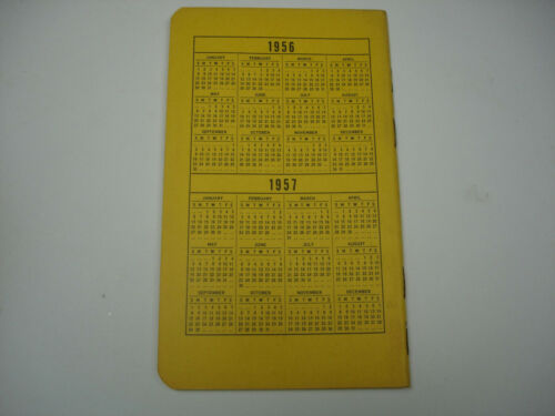 De colección 1956 Lester Pfister Híbrido Granja de Maíz Memo Cuaderno Calendario Efímero - Imagen 2 de 5