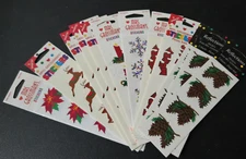 Mrs. Grossman Christmas Stickers - New - YOU CHOOSE - Sealed 2-3 Sheets