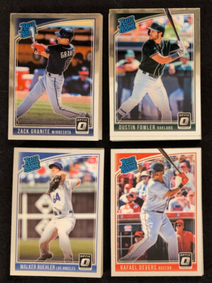 2018 Panini Donruss Optic Baseball Rated Rookie Cards Lot Pick Them