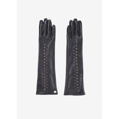 LIU JO LEDERHANDSCHUHE SCHWARZ THE '80 LOVE