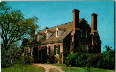 Memorial House postcard. Washington's birth place. Westmoreland Co., Virginia