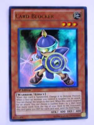Yugioh Cards: CARD BLOCKER LCGX ULTRA RARE # 11J45