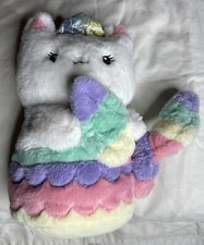 FAO Schwarz Glow Brights Soft LED Lights  Sound 11  Plush Cat Tested Works