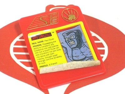 Iron Man Grey Gargoyle ID Badge Toy Biz Accessory 1994 Marvel Comics