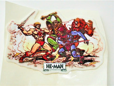 Vtg He-Man Battle Scene Cartoon Patch NOS 1980's Vending Machine Prize