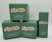 NIB LOT OF 4 La Mer The Moisturizing Soft Cream 7mL The Regenerating Serum 3mL
