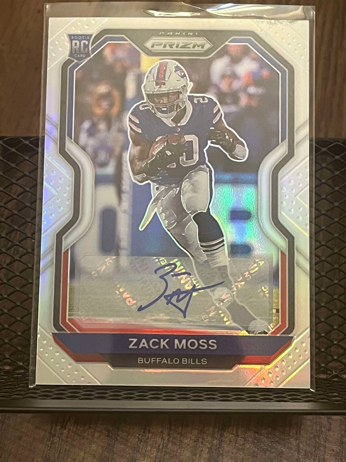 ZACK MOSS 2020 PANINI #311 ROOKIE BUFFALO BILLS SILVER PRIZM AUTOGRAPH AUTO UTAH