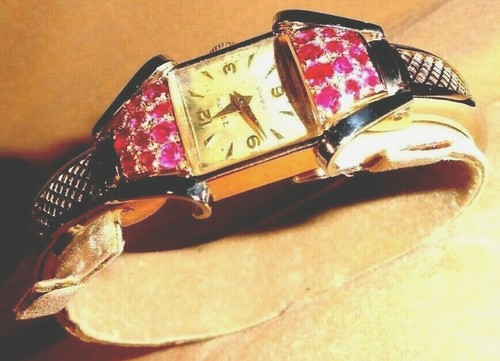 ANNI '40 RARO OROLOGIO ZENITH ORO 18 CARATI GRAMMI 24,60 22 RUBINI NATURALI  | eBay