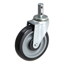 Choose Store Brands 5" Shopping Cart Swivel Casters with Polyurethane Wheel