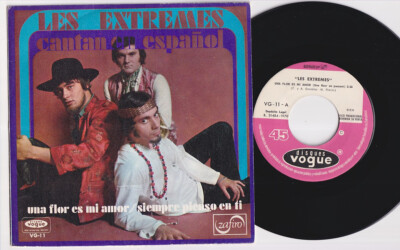 Les EXTREMES * 1970 SPANISH MOD PSYCH POPSIKE FREAKBEAT FADING YELLOW 45 *Listen