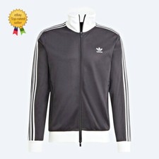 ADIDAS Men's ADICOLOR BECKENBAUER TRACKTOP JACKET - II5763 Black Asian Fit