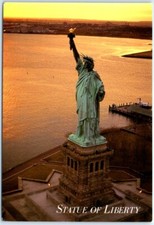 Postcard Statue of Liberty Liberty Island NYC New York USA North America