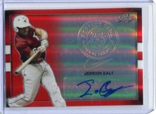2018 Leaf Perfect Game Metal Pre Production Proof Red Jerrion Ealy Auto 1/1