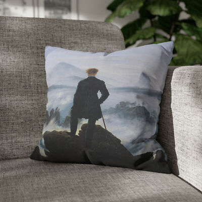 CUSHION COVER PILLOW CASE|FRIEDRICH-WANDERER ABOVE THE SEA OF FOG ART