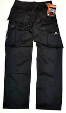 Builders Joiners Plumbers Heavy Duty Canvas Work Pant Trouser Work Wear Size