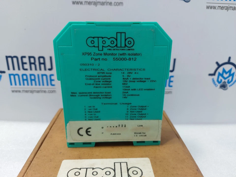 Apollo 55000-812 XP95 DIN RAIL Zone Monitor Module (With Isolator) - Image 3 of 4