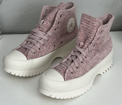 Converse Chuck Taylor All Star Lugged 2.0 Womens 9 Pink Shoes Sneakers Corduroy