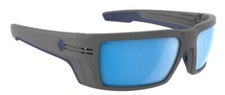 Spy Optic REBAR SE Sunglasses - Matte GRAY / Happy BOOST Ice Blue POLAR NEW