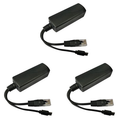 3X Micro-USB POE Splitter 48V Bis 5V2A / 3A  USB Netzteil Nationaler Standa9136