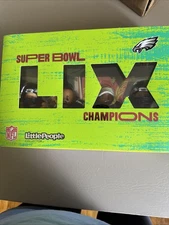 Little People Philadelphia Eagles Super Bowl LIX NFC Champions By Fisher Price.