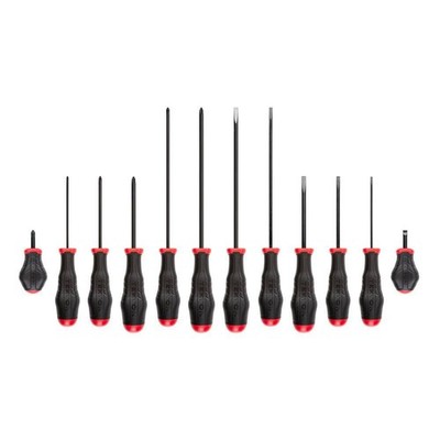 TEKTON High-Torque Black Oxide Blade Screwdriver 12pc Set DRV41240 Made In USA