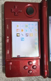 Japanese Nintendo 3ds Red With 6 Games