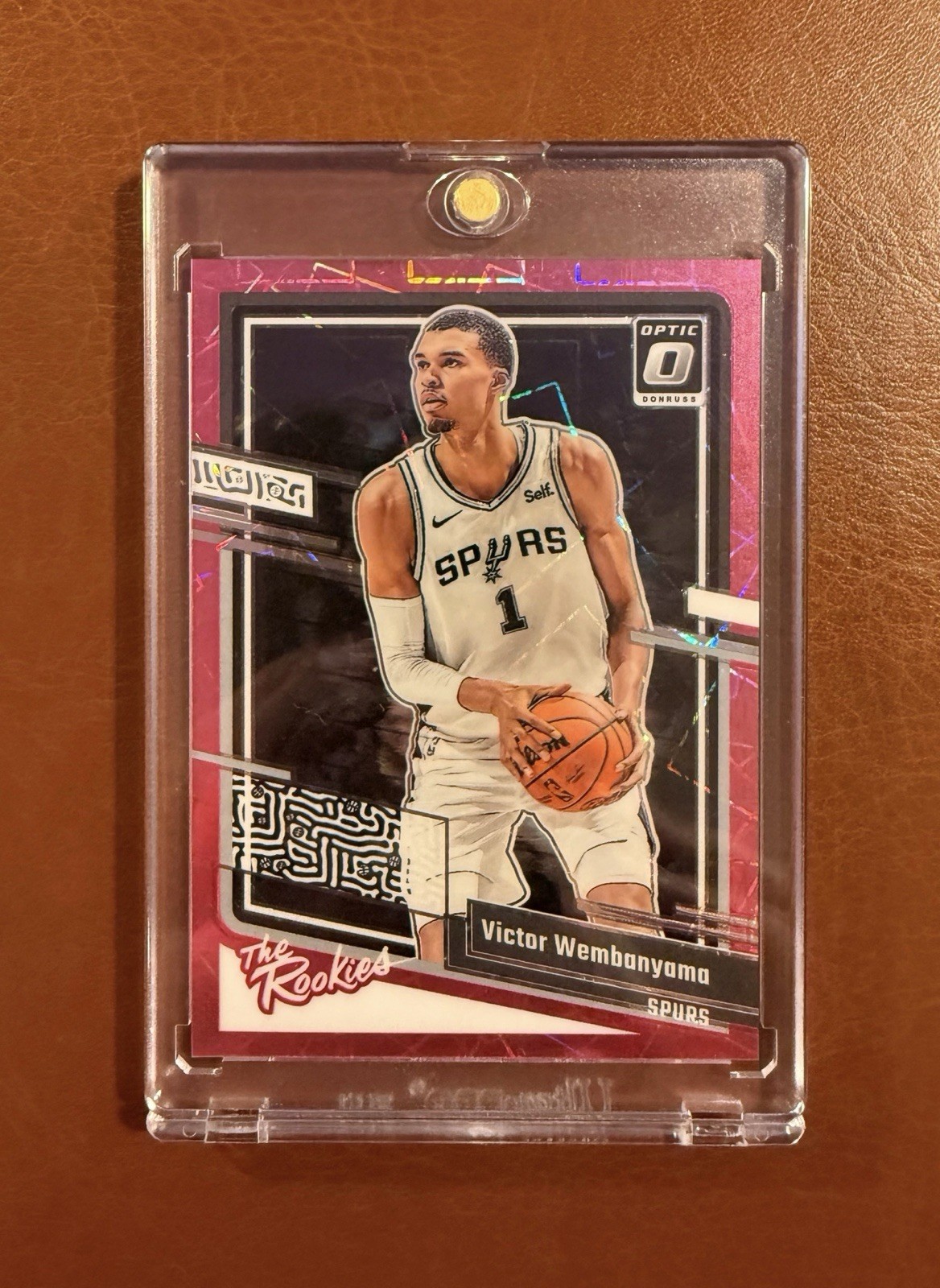 2023-24 Donruss Optic Victor Wembanyama RC The Rookies Pink Velocity /79 SSP