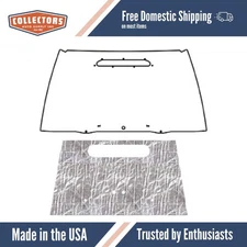 Hood Insulation Pad Heat Shield for 1996-2006 Jeep Wrangler TJ, AEV - Smooth