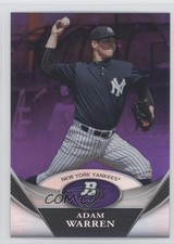 2011 Bowman Platinum Prospects Retail Purple Refractor Adam Warren #BPP94 0a3
