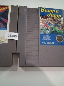 2 retro Nintendo games NES Roadblasters, Bump' N' Jump  26300 wt11