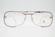 Vintage Glasses Neostyle JET 222 Burgundy Gold Violet Oval Frame