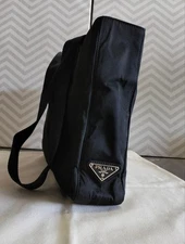 PRADA Black Nylon Tote Handbag