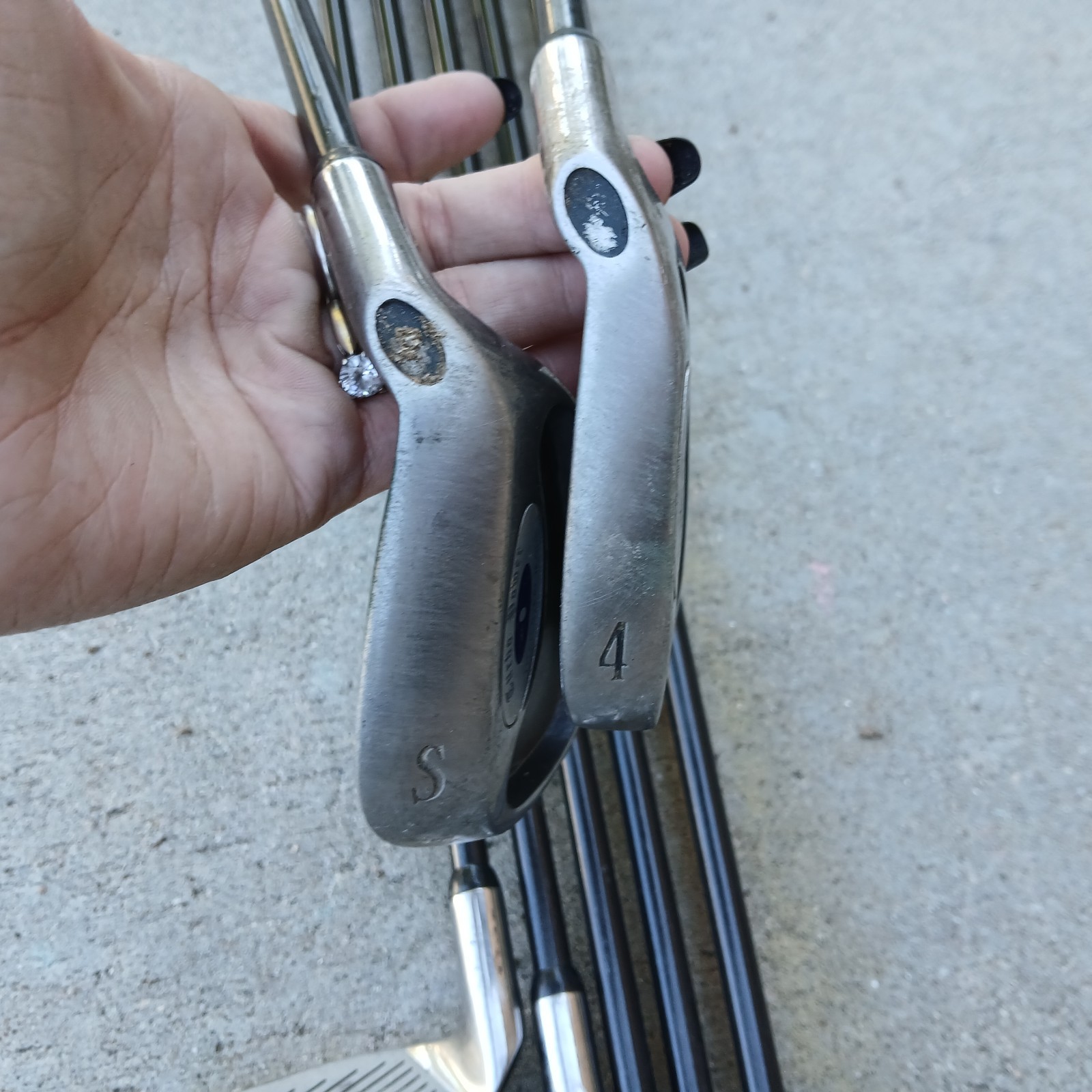 Turbo Power Titan Steel Iron Set Men's RH Regular Flex - 4 5 6 7 8 9 SW