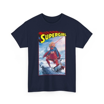 Supergirl & Krypto T-Shirt Superman DC Comics Retro Vintage-Style Tee 2026 Movie