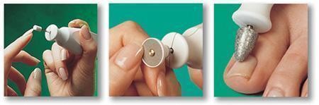 Cuidado de pies Medicool Nail Care Plus compacto alimentado por batería y cuidado de uñas con estuche - Imagen 3 de 4