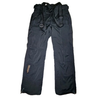 Goldwin 4-Wege Stretch Herren XL Ski Schnee Hose Schwarz Hosenträger Wasserdicht Pro Warm