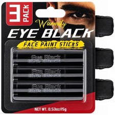 3 Pack Eye Black Sticks,Sports Paint for Football Baseball Softball